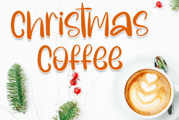 Hot Coffee Font Poster 4