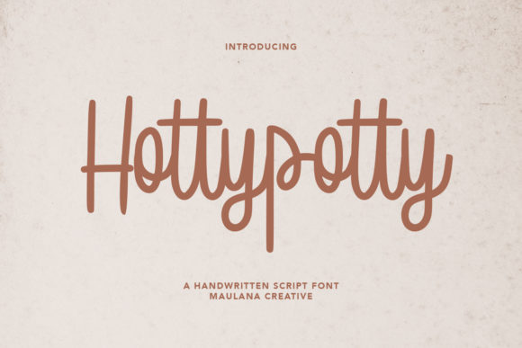 Hottypotty Font Poster 1
