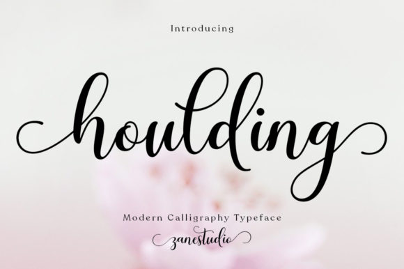 Houlding Font Poster 1