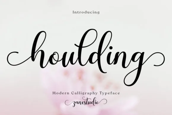 Houlding Font Houlding Font Poster 1