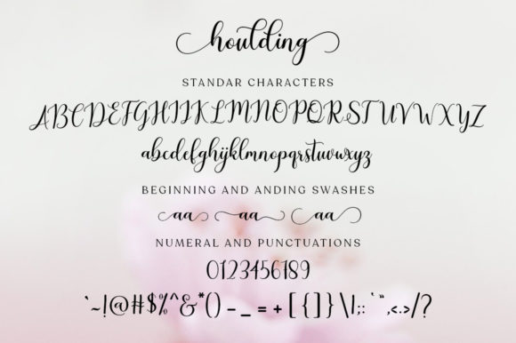 Houlding Font Poster 7