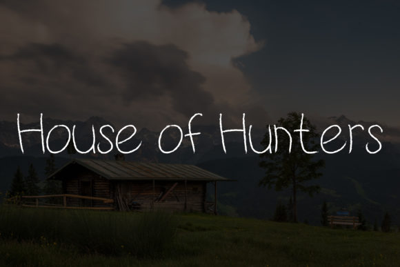 House Lodge Font Poster 4