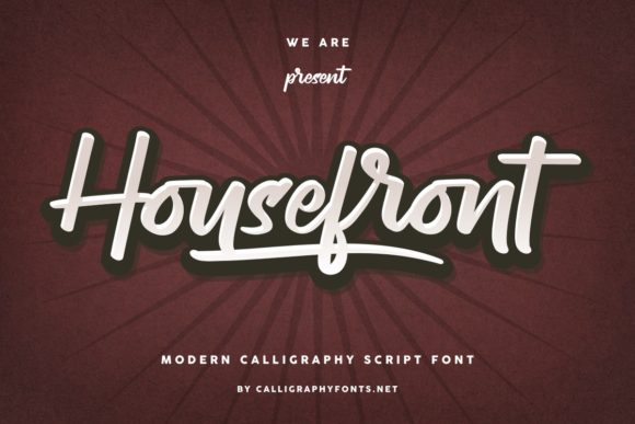 Housefront Font