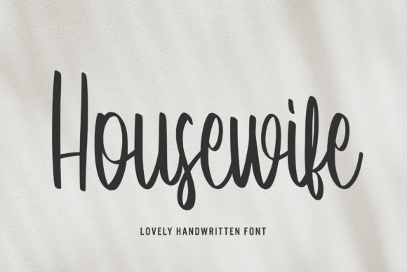 Housewife Font Poster 1