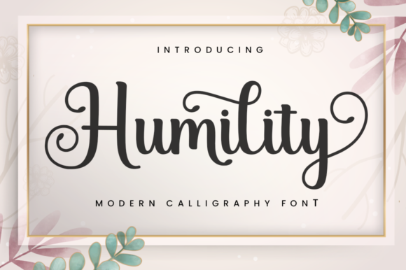 Humility Font Poster 1