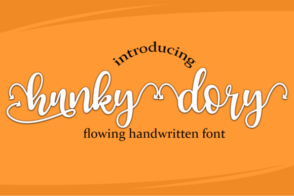 Hunky Dory Font Poster 1
