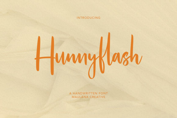 Hunnyflash Font Poster 1