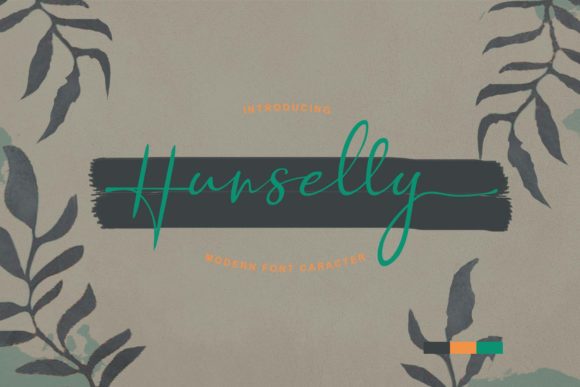 Hunselly Font Poster 1