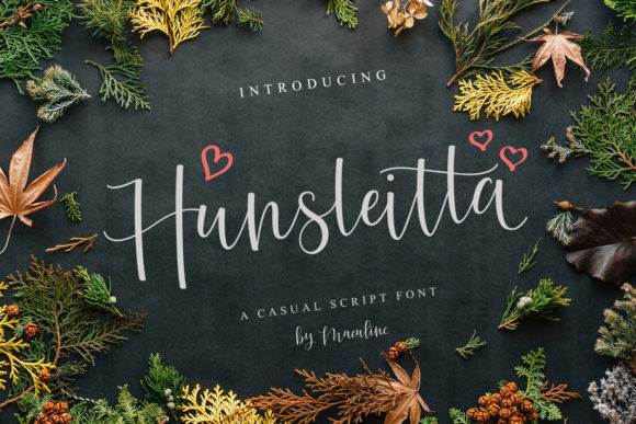 Hunsleitta Font Poster 1