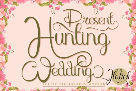 Hunting Wedding Font Poster 1