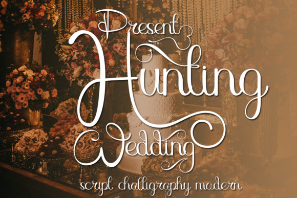 Hunting Wedding Font Poster 2