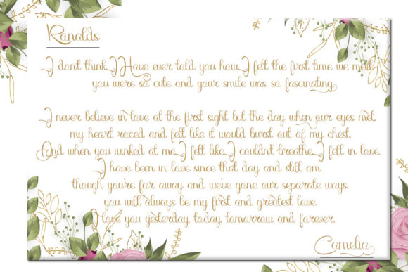 Hunting Wedding Font Poster 6