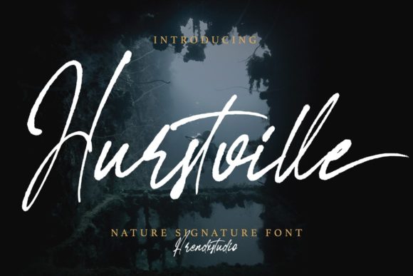 Hurstville Font Poster 1