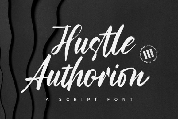 Hustle Authorion Font Poster 1