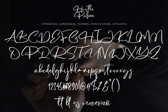 Hustle Pafora Font Poster 8