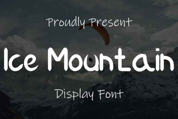 Ice Mountain Font Poster 1