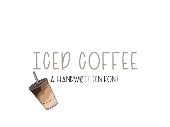 Iced Coffee Font Poster 1