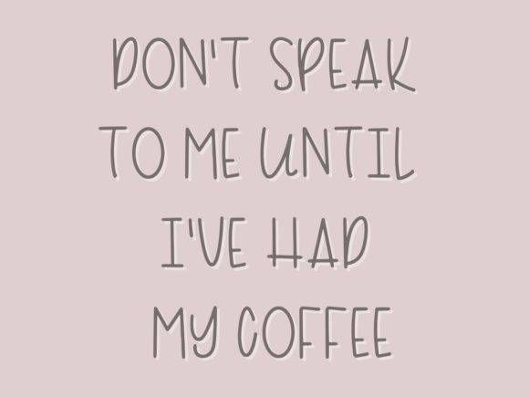 Iced Coffee Font Poster 3