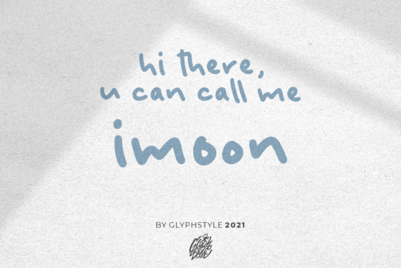 Imoon Font Poster 1