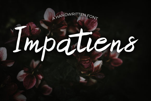 Impatiens Font Poster 1