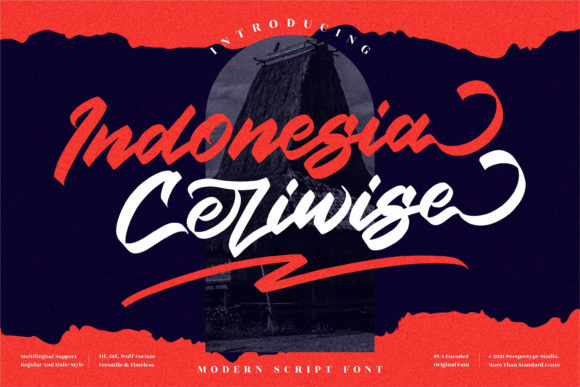 Indonesia Ceriwise Font Poster 1
