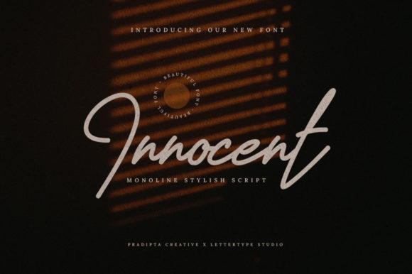 Innocent Script Font Poster 1