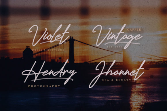 Innocent Script Font Poster 6