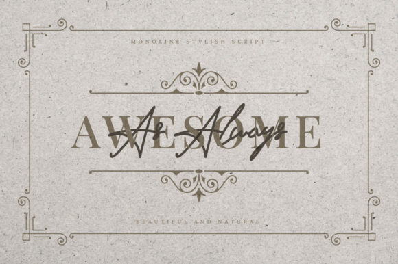 Innocent Script Font Poster 9
