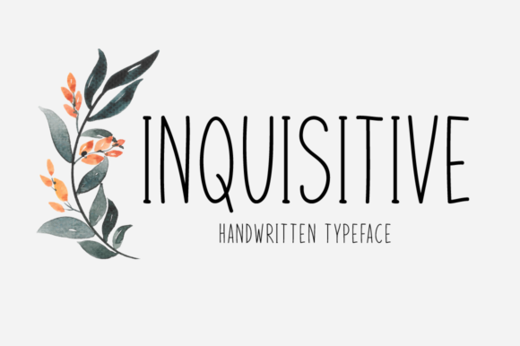 Inquisitive Font Poster 1