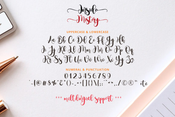 Inside Mistery Font Poster 9