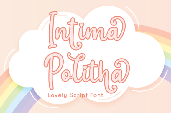 Intima Politha Font Poster 1