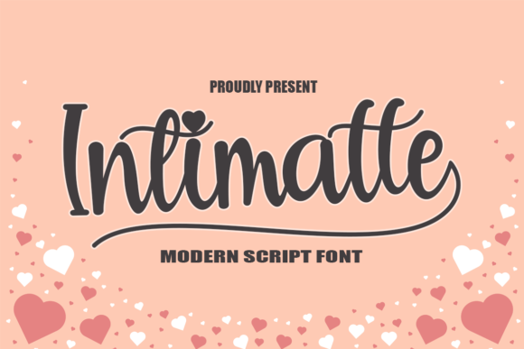 Intimatte Font Poster 1