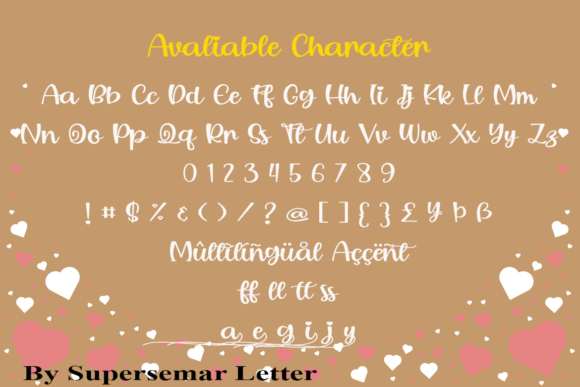 Intimatte Font Poster 8