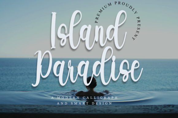 Island Paradise Font Poster 1