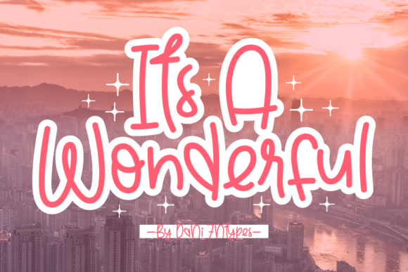 Its a Wonderful Font Its a Wonderful Font Poster 1