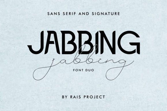 Jabbing Font Poster 1