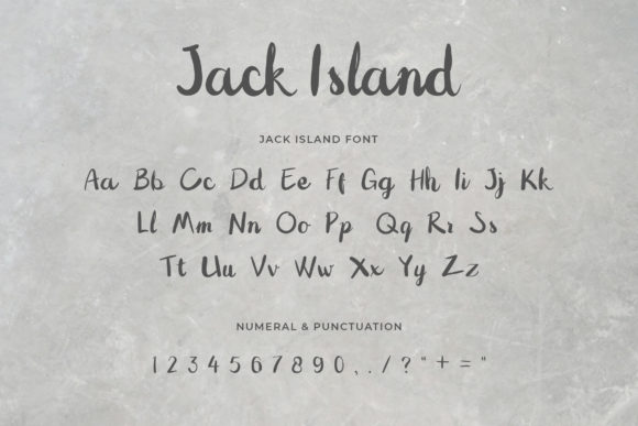 Jack Island Font Poster 3