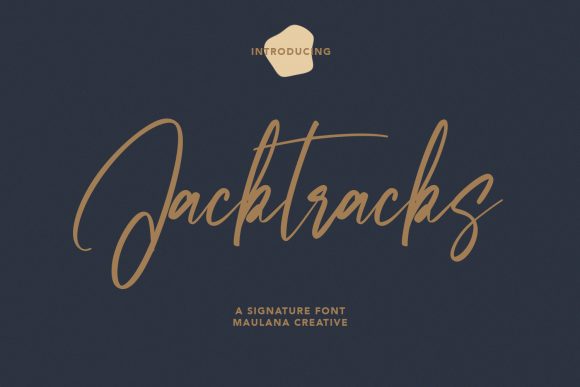 Jacktracks Font Poster 1