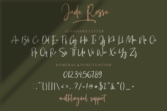 Jade Rosse Font Poster 10