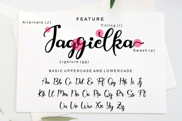 Jaggielka Font Poster 8