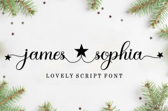 James Sophia Font Poster 1