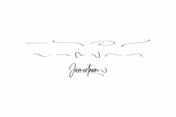 Jamestown Font Poster 7