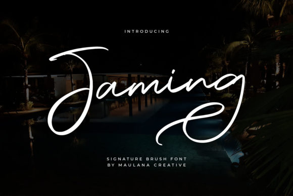 Jaming Font Poster 1