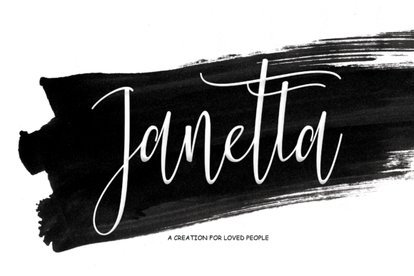 Janetta Font Poster 1