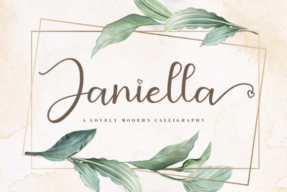 Janiella Font Poster 1