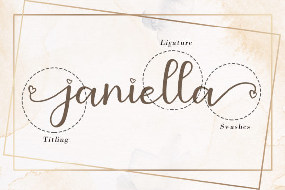 Janiella Font Poster 8