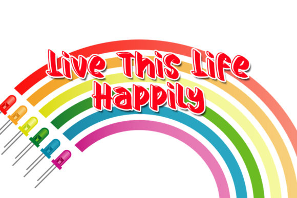 January Happy Font Poster 3