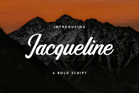 Jaqueline Font Poster 1