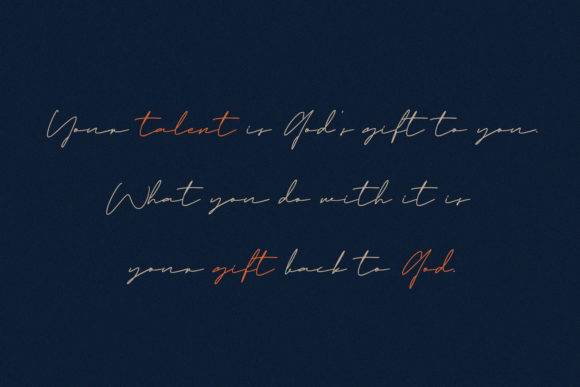 Jarvitts Signature Font Poster 4