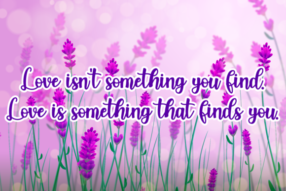 Jasmine Lovely Font Poster 3